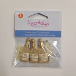 Sachet boutons fantaisie bouteilles de champagne - rcratys - mondial tissus