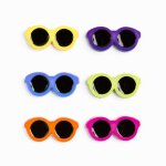 Sachet boutons fantaisie lunettes de soleil multicolore - r�cr�atys - mondial tissus