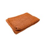 Serviette nid d'abeille marron 50x100cm - mt - mondial tissus