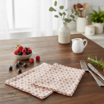 Serviettes de table mini carreaux 40x40cm - mt - mondial tissus