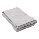 Serviette de toilette  broder grise - mondial tissus