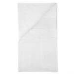 Serviette de toilette invit  broder blanche - mt - mondial tissus