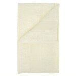 Serviette de toilette invit  broder crue - mt - mondial tissus
