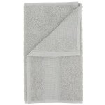 Serviette de toilette invit  broder gris - mondial tissus