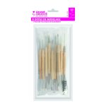 Set de 11 accessoires de modelage en bois et mtal - graine crative - mondial tissus