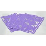 Set de 2 pochoirs de maquillage pour enfant 4 pices - mondial tissus