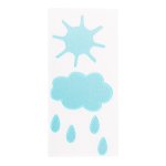 Sticker thermocollant m�t�o enfant - mondial tissus