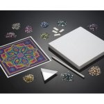 Tableau  ; art diamond ; strass et diamants mandala - mondial tissus