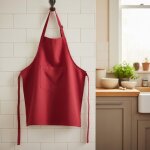 Tablier essentiel rouge - mt - mondial tissus