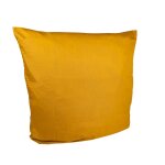 Taie d'oreiller sac  rabat jaune 65 x 65 cm - mt - mondial tissus