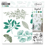 Tampons d�cor vegetal - aladine - mondial tissus