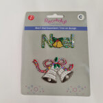 Thermocollant motif cloche et  ; nol ; - mondial tissus