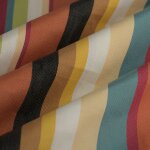 Tissu b�che plein air rayure multicolore 320cm - mt - mondial tissus