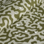 Tissu b�che outdoor coralino kaki d�perlante - mt - mondial tissus