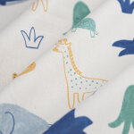 Tissu bachette animaux arche de no - mt - mondial tissus