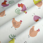 Tissu bachette cocotte multicolore - mt - mondial tissus