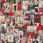 Tissu bachette coton semi - panama patchwork glamour - mondial tissus