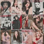 Tissu bachette imprim magazine de mode - mondial tissus