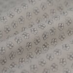 Tissu bachette toile de jouy fleurs cru - mt - mondial tissus