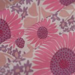 Tissu bachette tournesol rose - mt - mondial tissus
