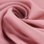 Tissu batiste aloe vera terracotta - mondial tissus