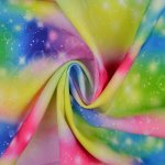 Tissu burlington galaxie toiles multicolore - mondial tissus