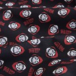 Tissu coton casa de papel belle ciao - mt - mondial tissus