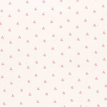 Tissu coton �cru motifs petits point de croix fuchsia - frou frou - mondial tissus