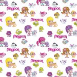 Tissu coton pinypon et leurs animaux - mondial tissus