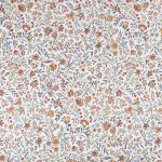 Cretonne provencale beaucaire indienne bleu 160cm - mondial tissus