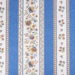 Cretonne beaucaire rayures bleu 160cm - mondial tissus