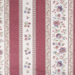 Cretonne beaucaire rayures bordeaux - mondial tissus