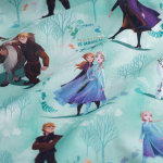 Tissu coton la reine des neiges 2 - disney - mondial tissus