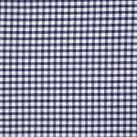 Tissu coton vichy marine et blanc - mondial tissus