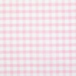 Tissu coton vichy rose et blanc - mondial tissus