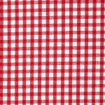 Tissu coton vichy rouge et blanc - mondial tissus
