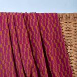 Tissu cr�pe de viscose domino dahlia et ochre - atelier brunette - atelier brunette - mondial tissus