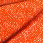 Tissu crpe viscose france orange sanguine confetti cru - my dress made - my dress made - mondial tissus ...