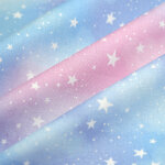 Tissu cretonne arc en ciel multicolore - mt - mondial tissus
