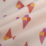 Tissu cretonne gelato multicolore �cru - mt - mondial tissus