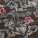 Tissu cretonne jaipur vert kaki - mt - mondial tissus