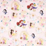Tissu cretonne princesses disney - mondial tissus