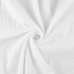 Tissu  draps double gaze blanc - mondial tissus