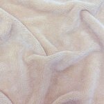Tissu �ponge bambou douce uni rose morganite - mondial tissus