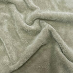 Tissu ponge bambou douce vert amande - mondial tissus