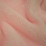 Tissu �ponge bambou doudou rose p�le - mondial tissus