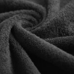 Tissu �ponge coton premium spa anthracite - mt - mondial tissus