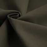 Tissu gabardine gabin uni kaki - mondial tissus