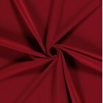 Tissu gabardine poly viscose elasthanne histo bordeaux - mondial tissus