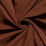 Tissu gabardine poly viscose �lasthanne histo terracotta - mondial tissus